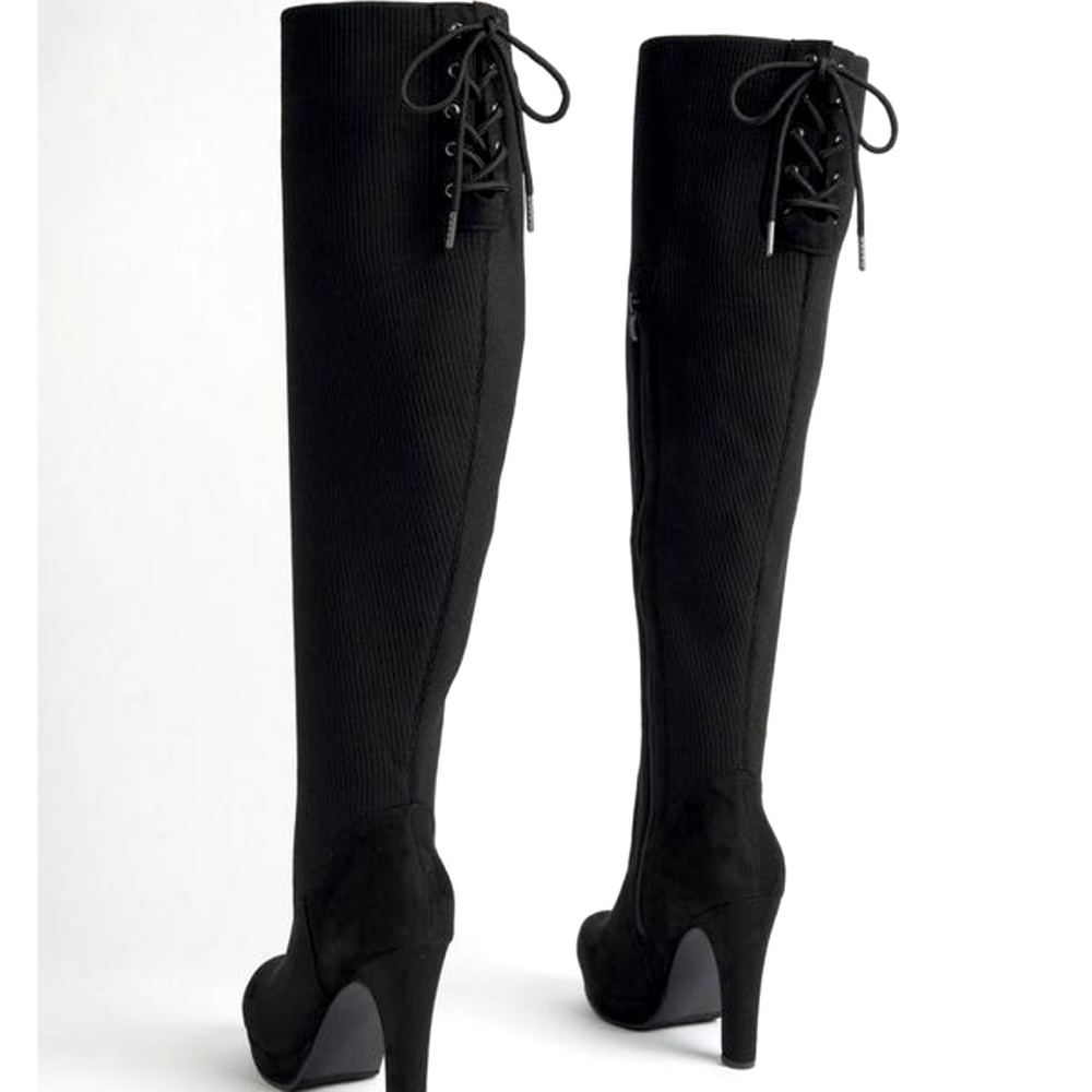Torrid thigh high stretch boots